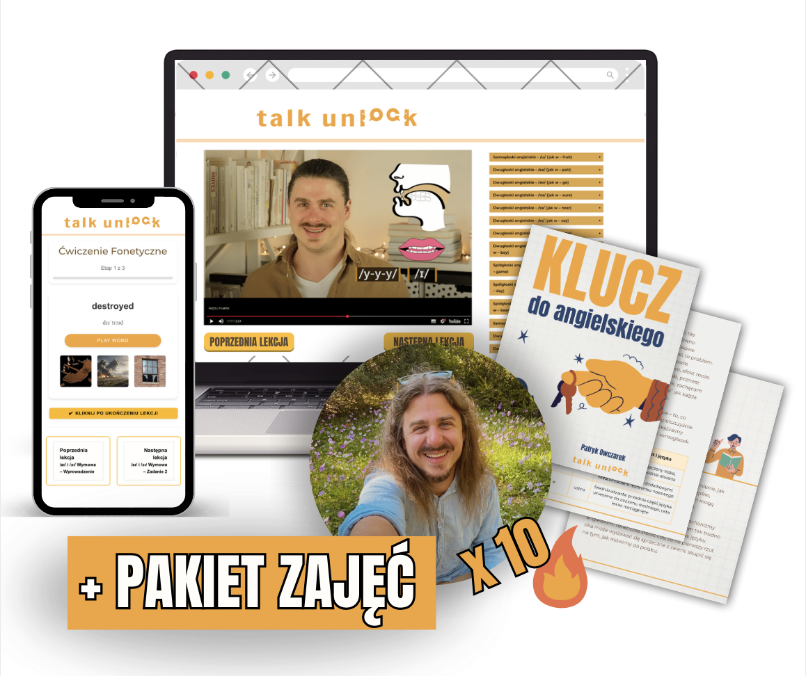 Kurs Online - Klucz do Angielskiego + Pakiet Zajęć